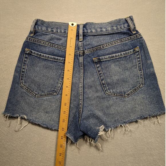 Pacsun‎ Shorts Women's 25 waist Blue Jean Denim Ultra High Rise Vintage - Picture 5 of 12